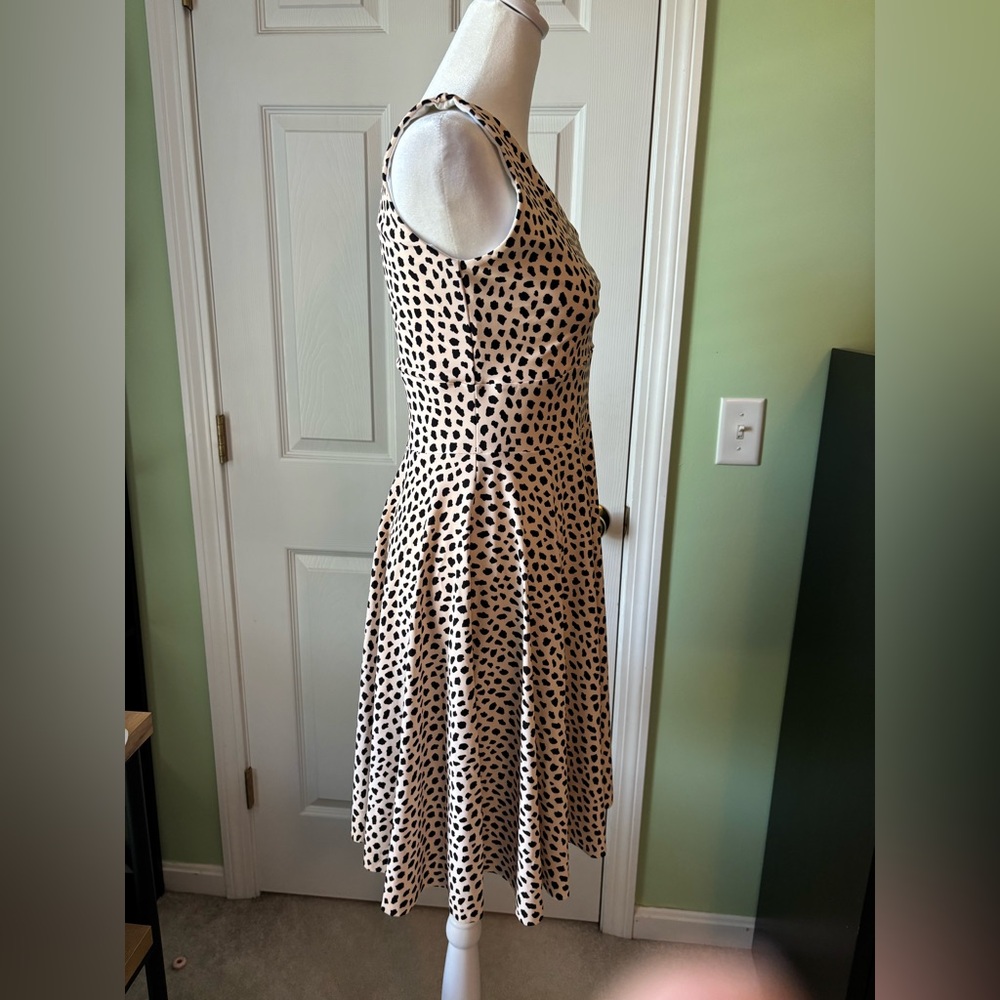 Chic One-Shoulder Animal Print Dress - Picture 3 of 5